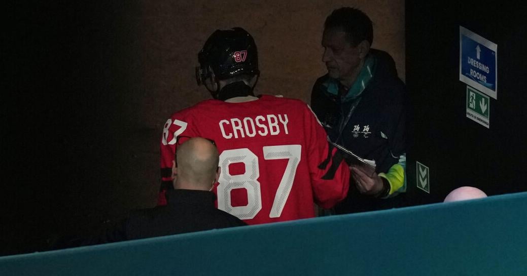 Injured Canada captain Crosby's status uncertain for gold medal game