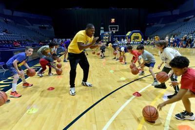 The Mad Ants Fan Fest and Skills Clinic held at Memorial Coliseum