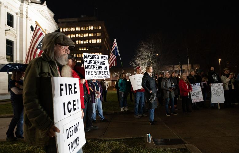 Fort Wayne protesters march against ICE after deadly shooting in ...