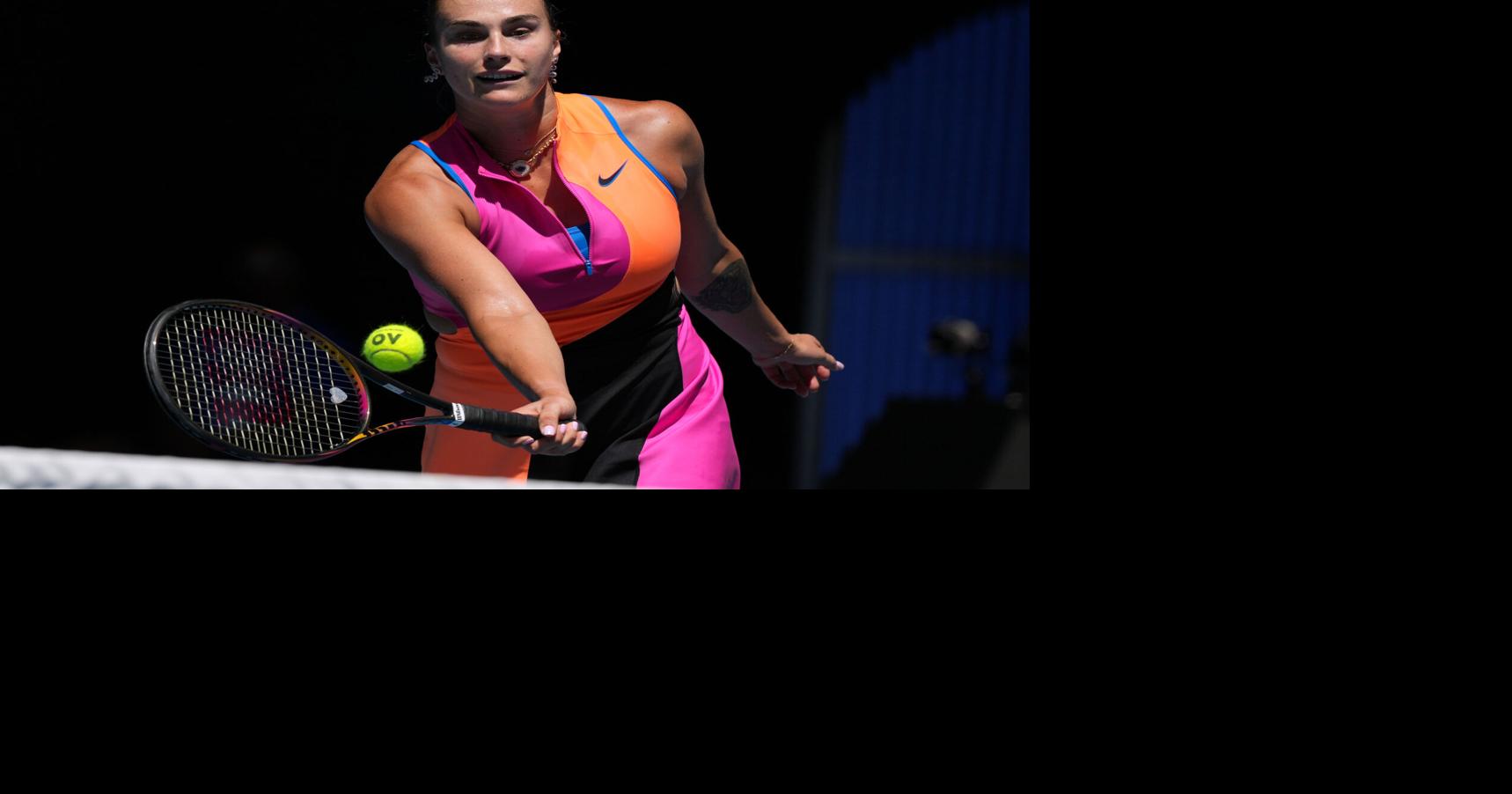Top-seeded Sabalenka beats American Jovic to reach Australian Open semifinals
