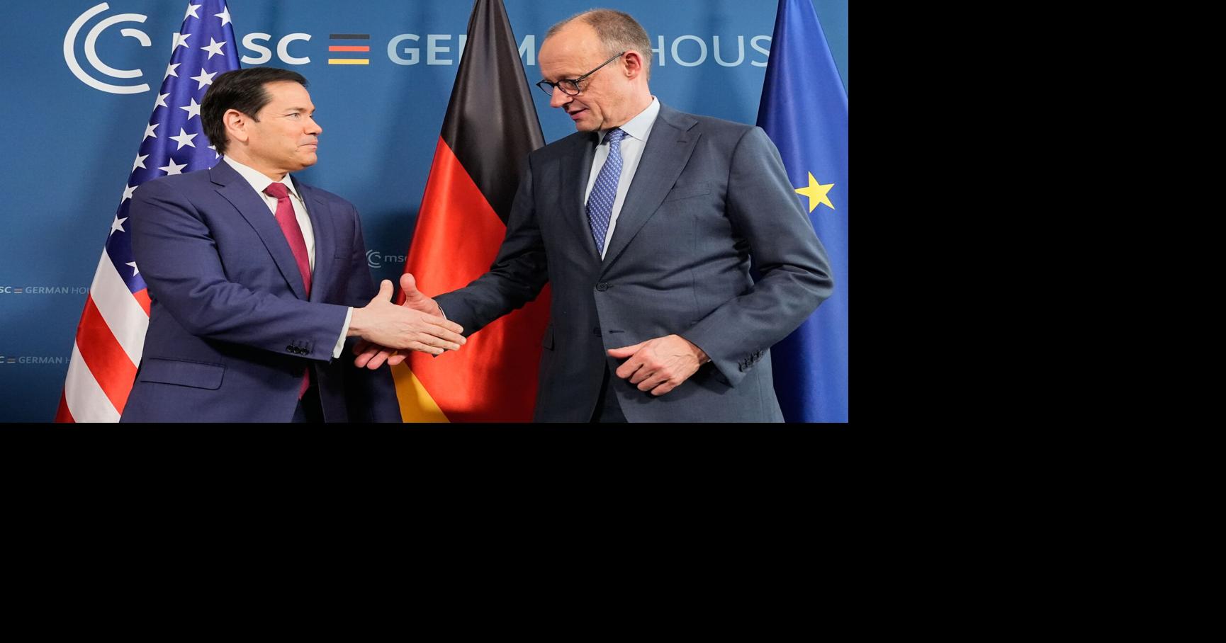 Germany's leader calls on the United States and Europe to 'repair and revive trans-Atlantic trust together'