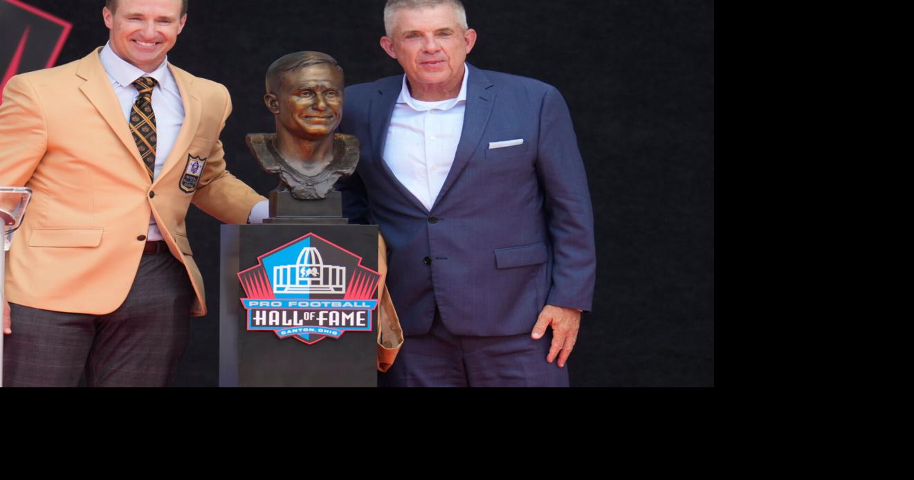 Drew Brees, four other legends, enter Pro Football Hall of Fame