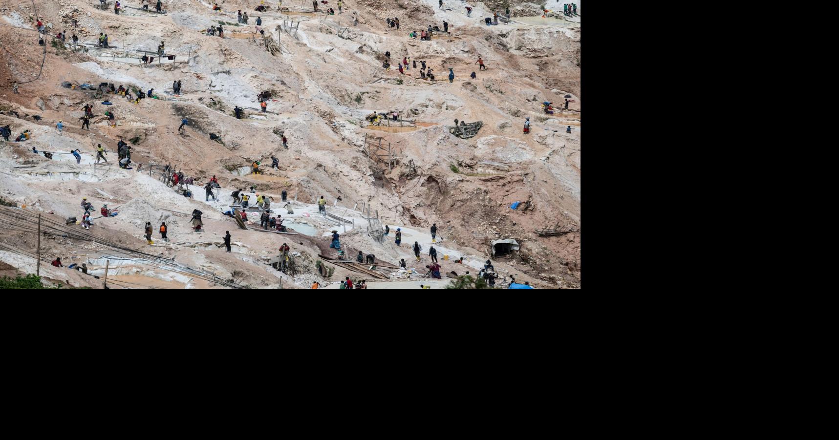 Mine collapse in eastern Congo leaves 200 dead, authorities say. But rebels dispute the number