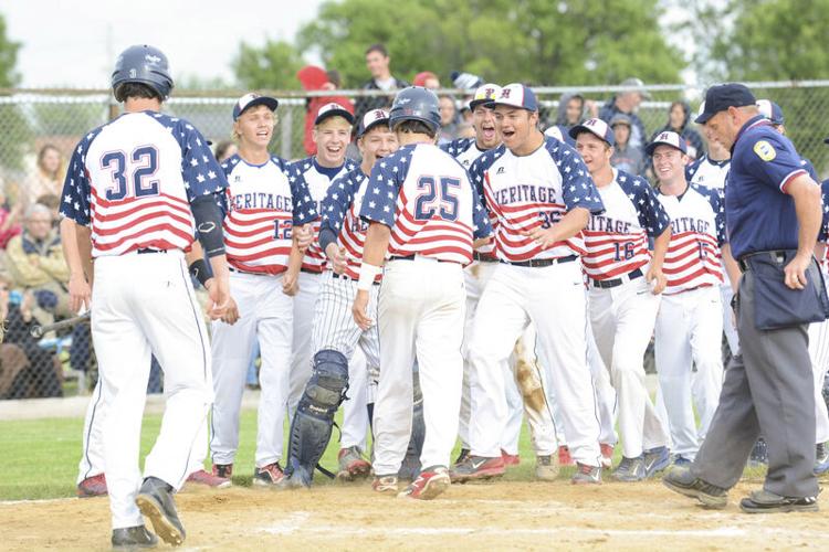 Bellmont vs Heritage IHSAA Baseball Sectionals High Schools