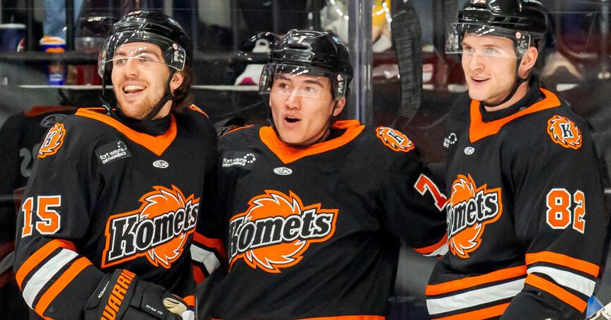 Grubbe scores first home goal in months, Komets pounce on Iowa early in win