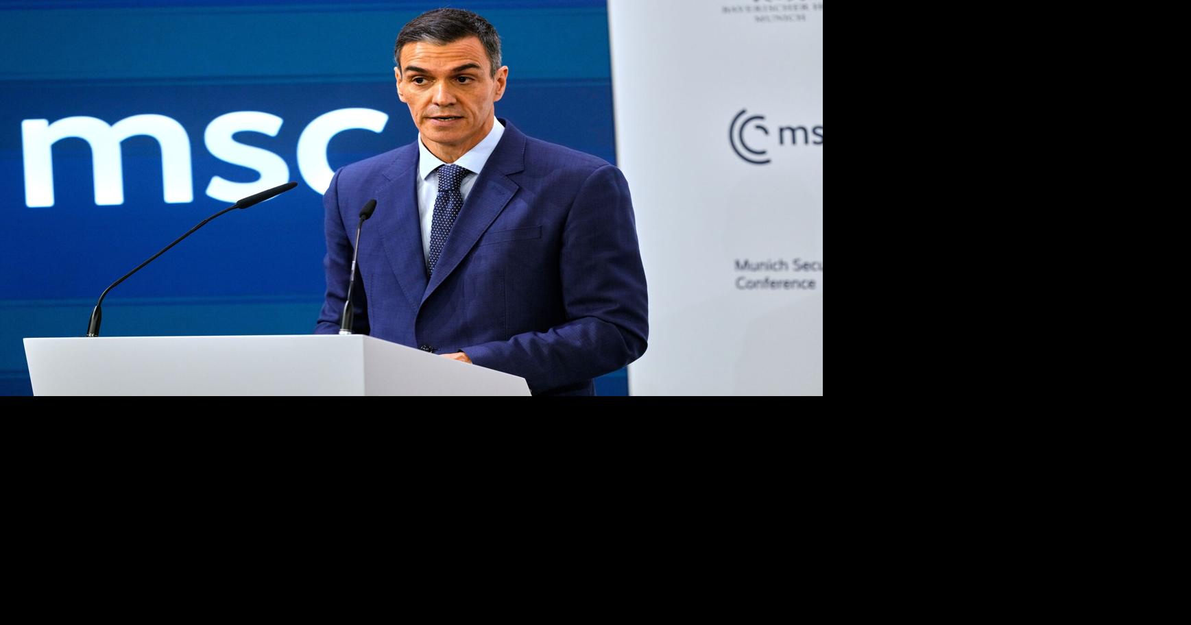 Spain's Prime Minister Pedro Sánchez says 'no to the war' in Iran despite President Donald Trump's trade threat