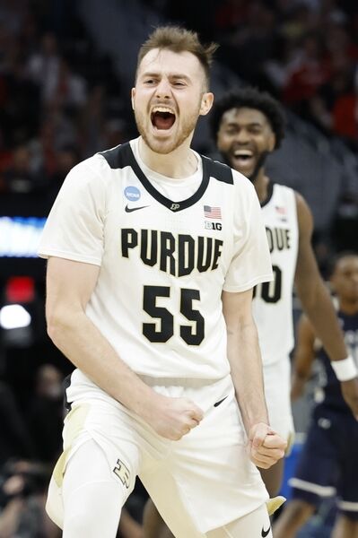 Purdue crushes Yale to reach second round