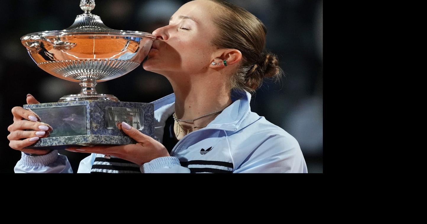 Svitolina beats Gauff to win Italian Open, Sinner reaches men's final