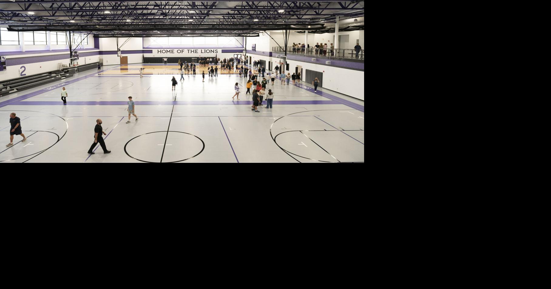 East Allen County Schools celebrates Leo's new fieldhouse