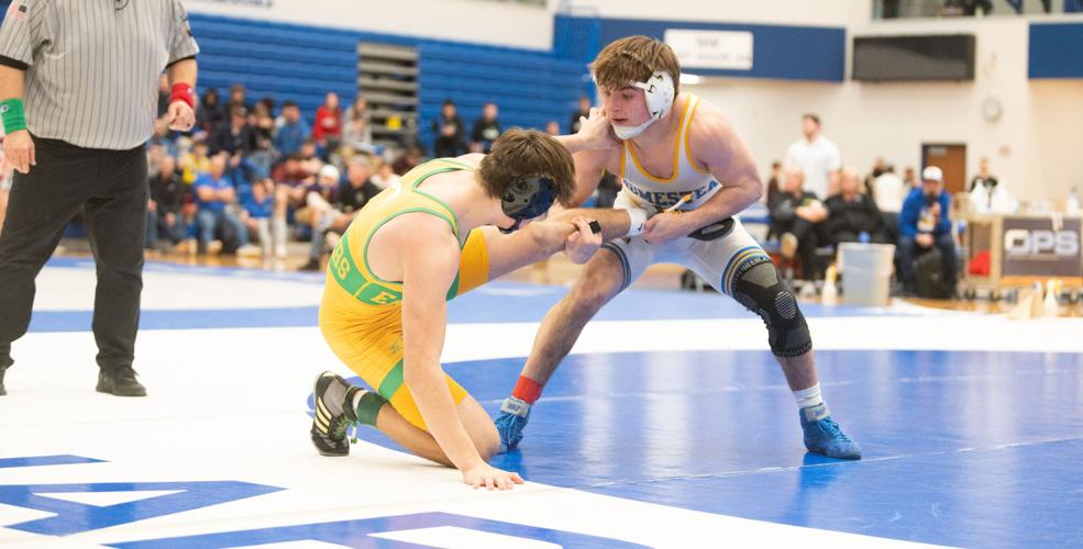Garrett back atop regional wrestling podium, more mat action High