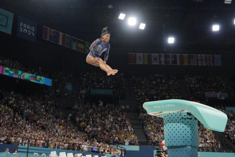 Simone Biles makes history with 2nd allaround Olympic gymnastics title