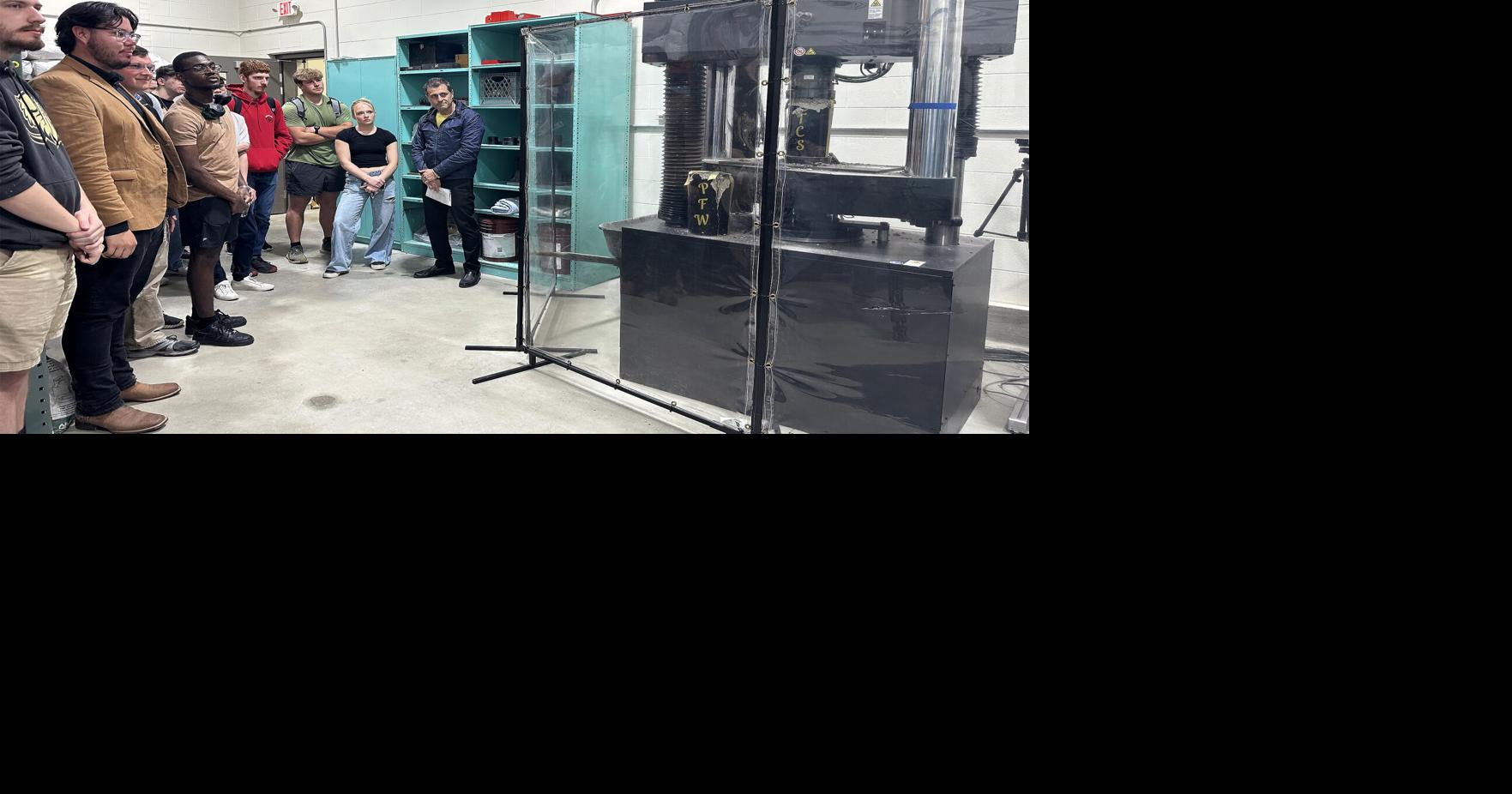 First test for new machine