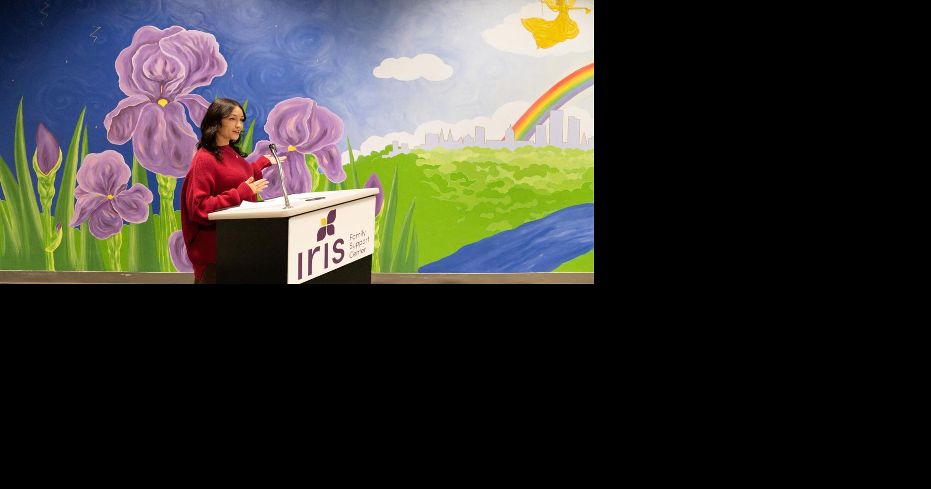 Iris Family Support Center unveils mural, new mission statement