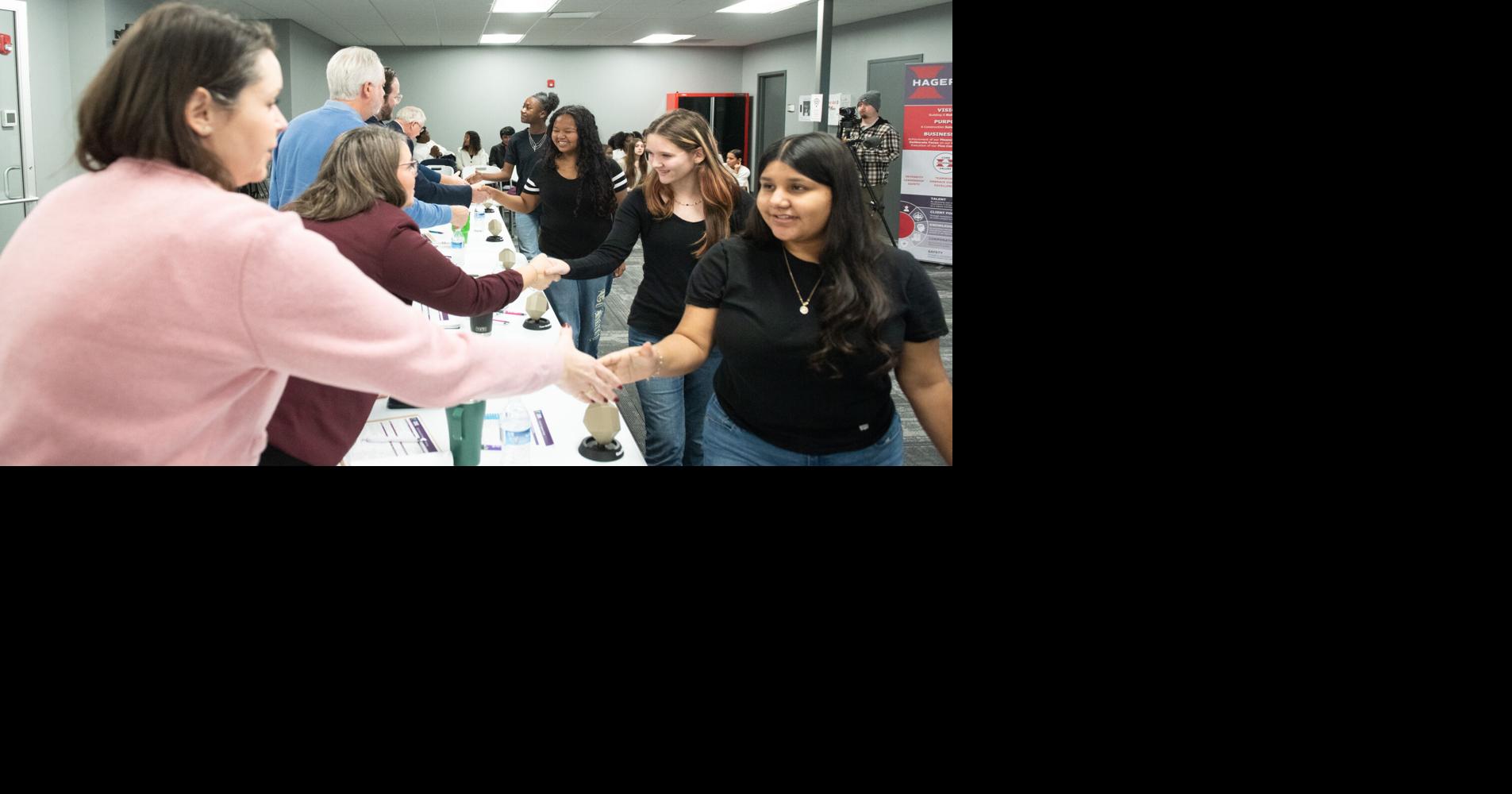 South Side students pitch strategies to construction company, including alumnus