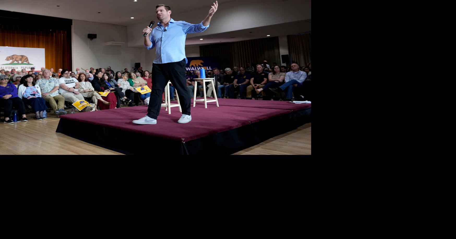 Congressman Eric Swalwell exits California governor's race after assault allegations as rivals seek his supporters