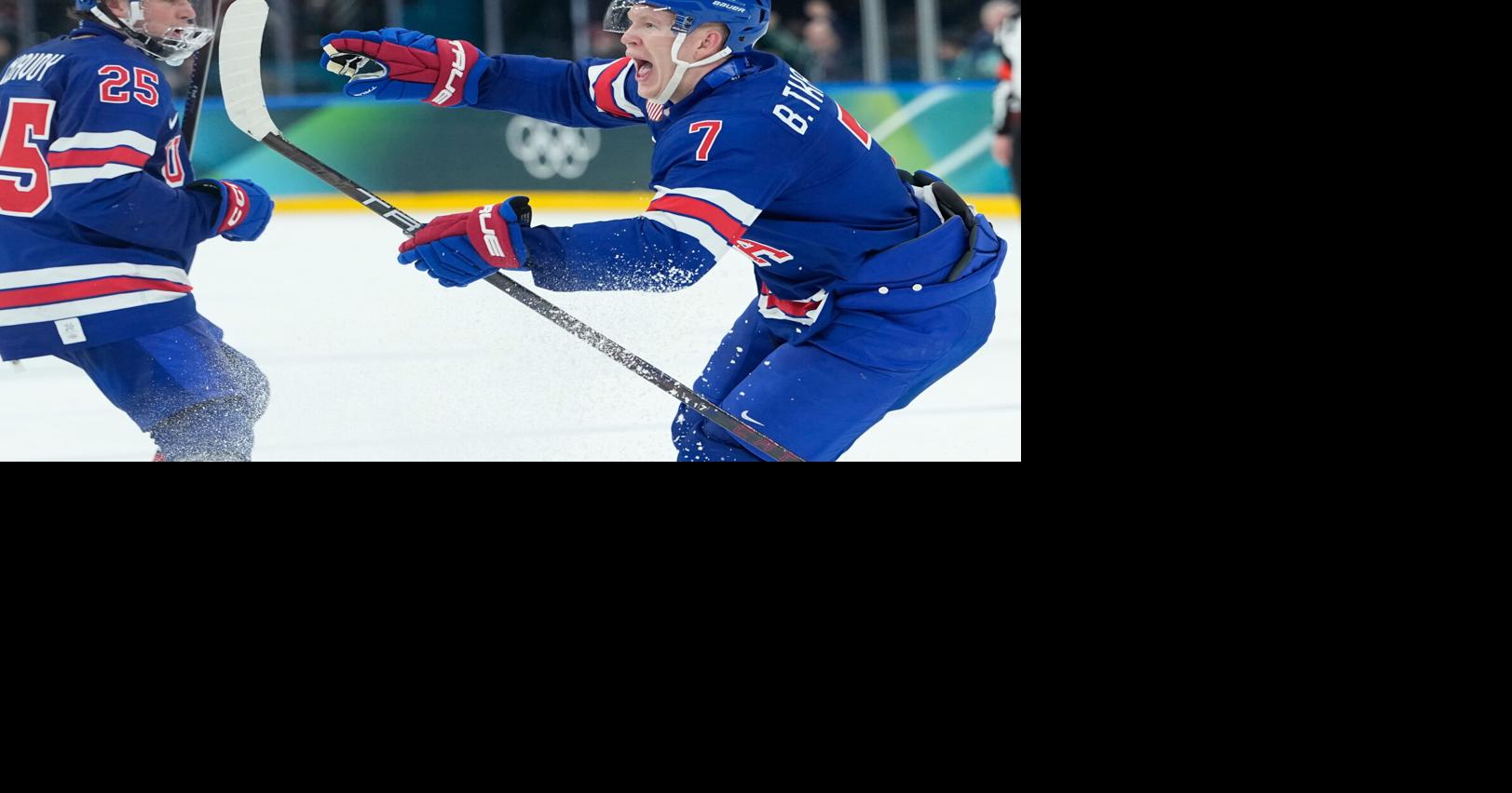 Eichel, Brady Tkachuk power U.S. past Denmark at Olympics