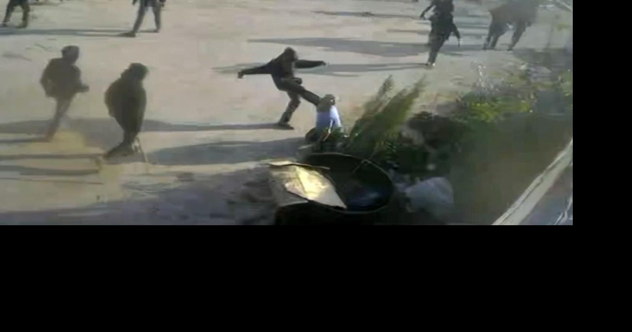 Video shows armed men beating Palestinian in Israeli-occupied West Bank