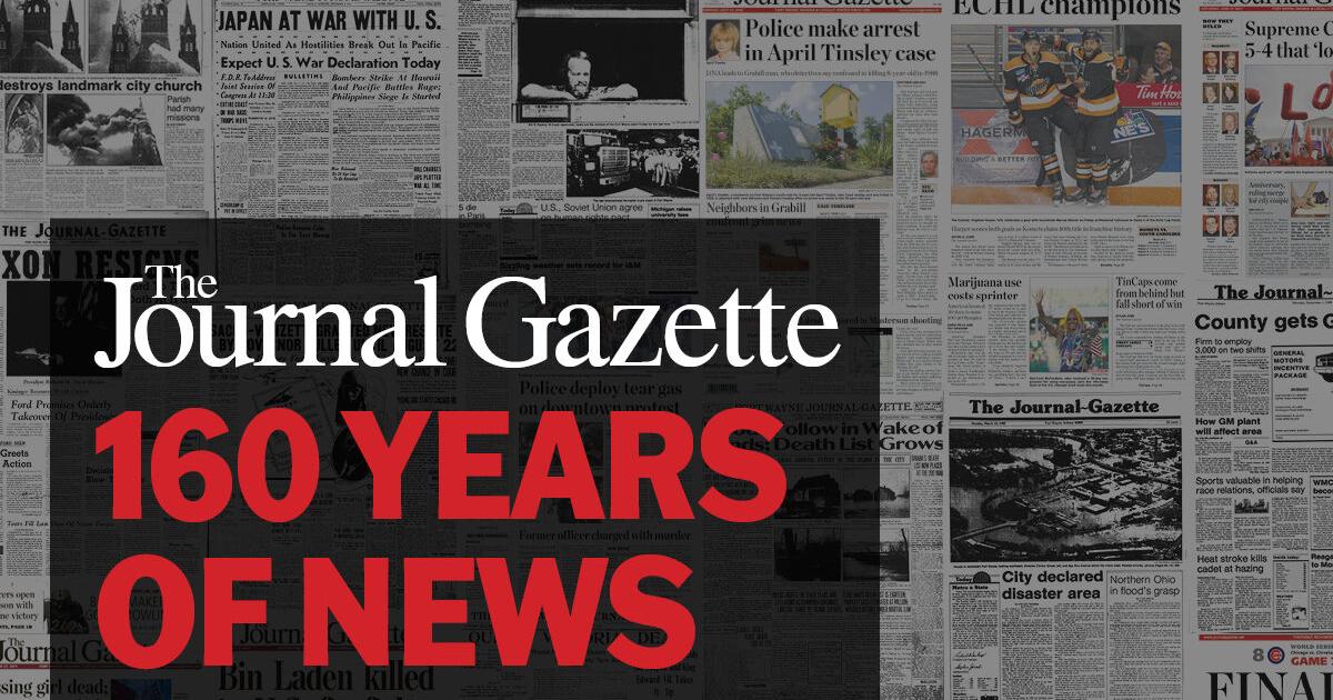 The Journal Gazette: 160 Years of News | History Journal ...