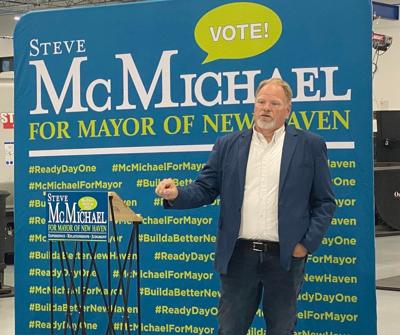 New Haven Mayor Steve McMichael reelection announcement