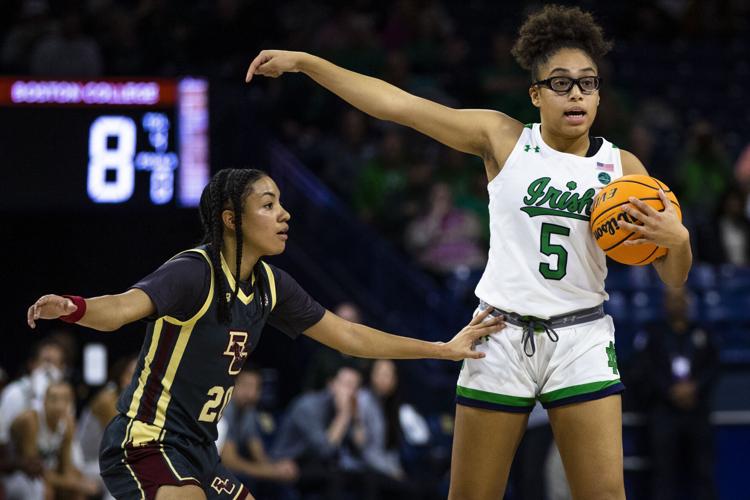 Notre Dame's Hannah Hidalgo, a 'true point guard,' steps up in Olivia ...