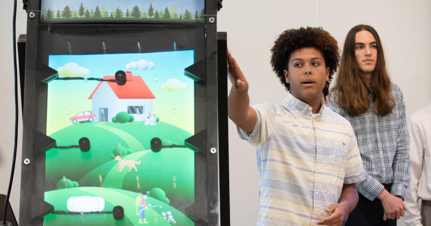 New Tech Academy students develop educational Plinko game for conservation district - Vimarsana News