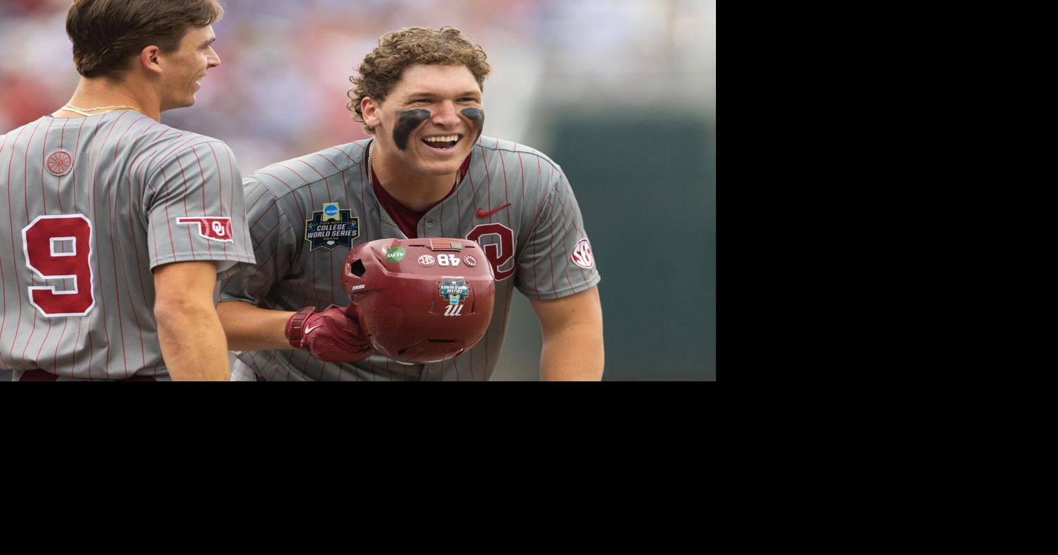 Oklahoma win away from title after roughing up North Carolina in Game 1 of CWS finals