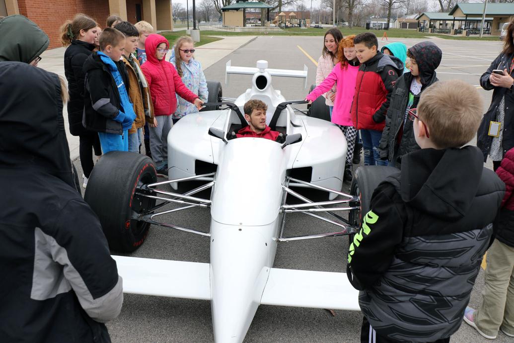 Indy 500 education program at New Haven Intermediate School Local