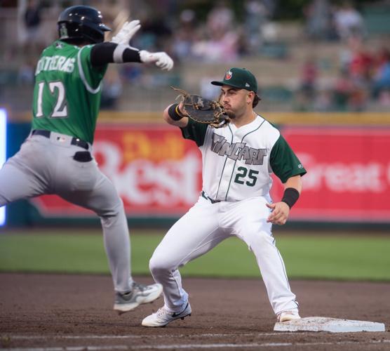 Fair or foul, Merrill's home run keys TinCaps' sweep of doubleheader
