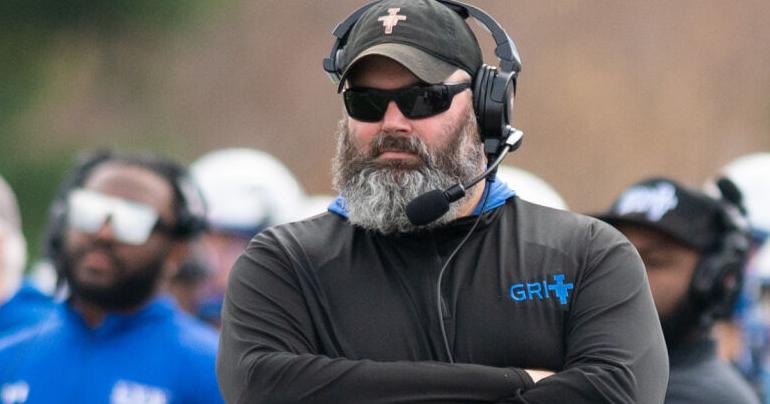 Saint Francis coach Adam Sherman