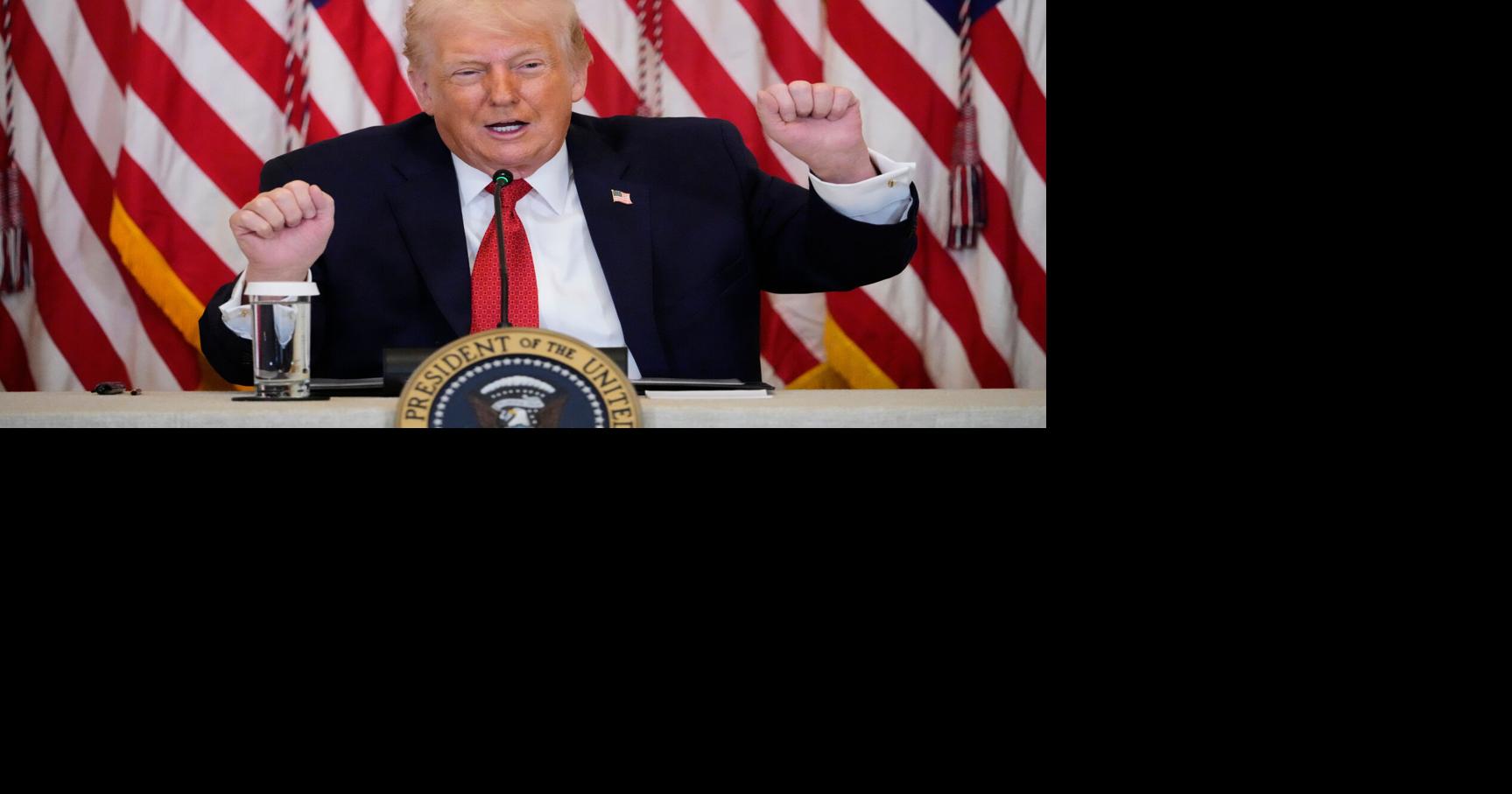 President Donald Trump says he may punish countries with tariffs if they don’t back the United States controlling Greenland