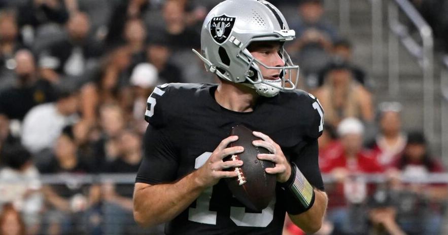 Mendoza dives into video study after Raiders' loss in preseason opener