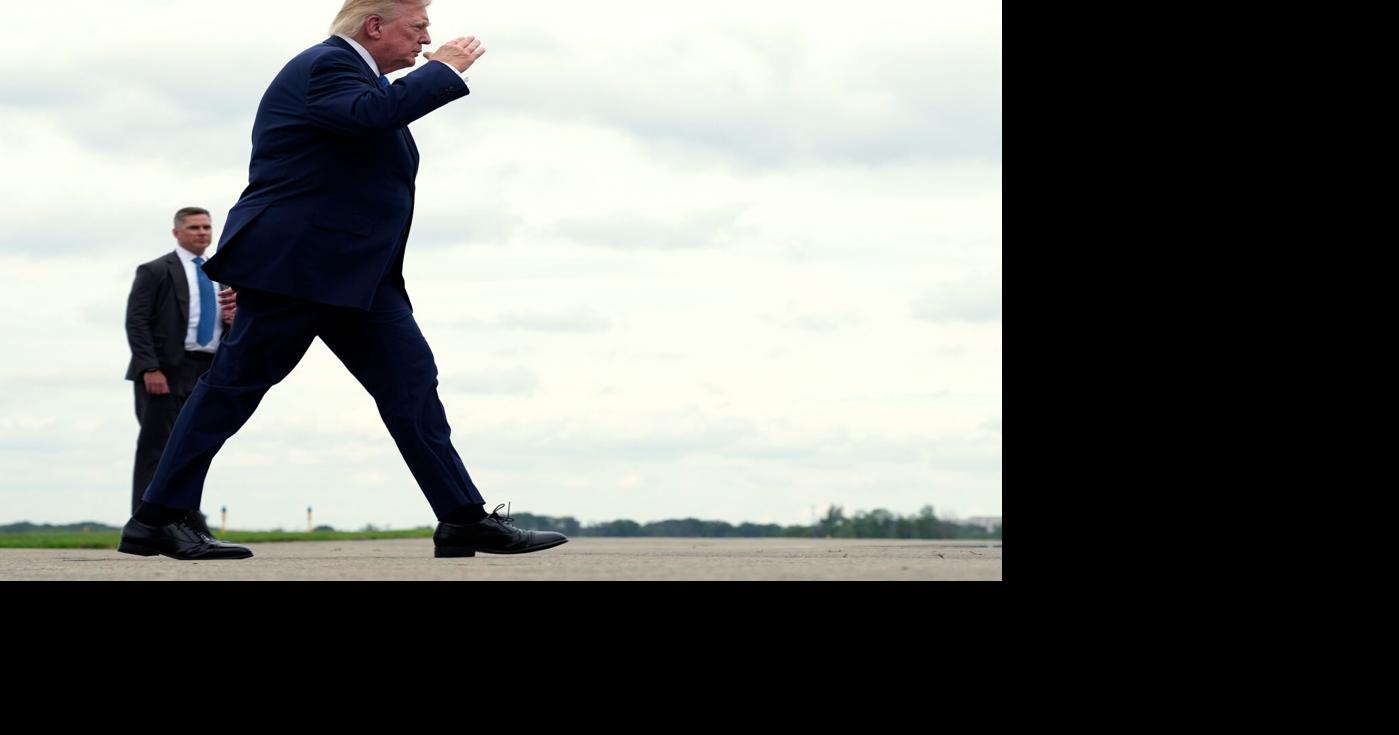 President Donald Trump is making a rare Western trip to talk about the economy, something polls show he's weak on