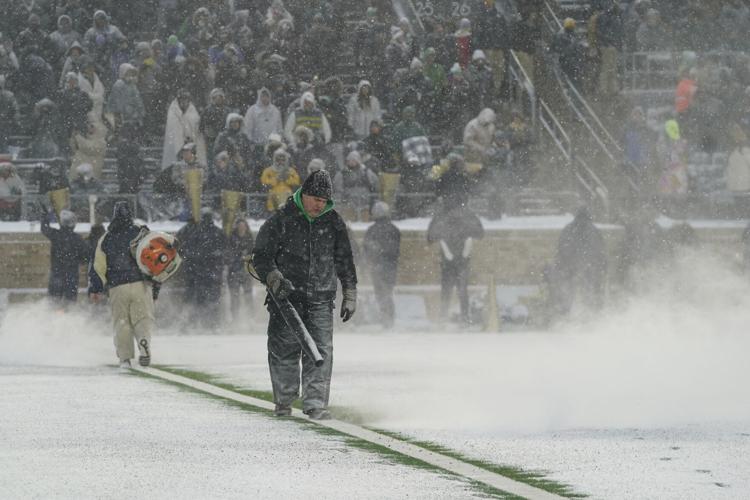 Notre Dame vs. Boston College wrapup Senior Day beatdown in the snow