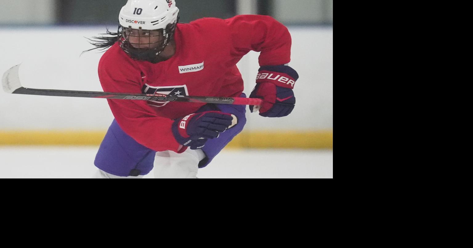 At 21, Laila Edwards is considered future of US women's hockey team