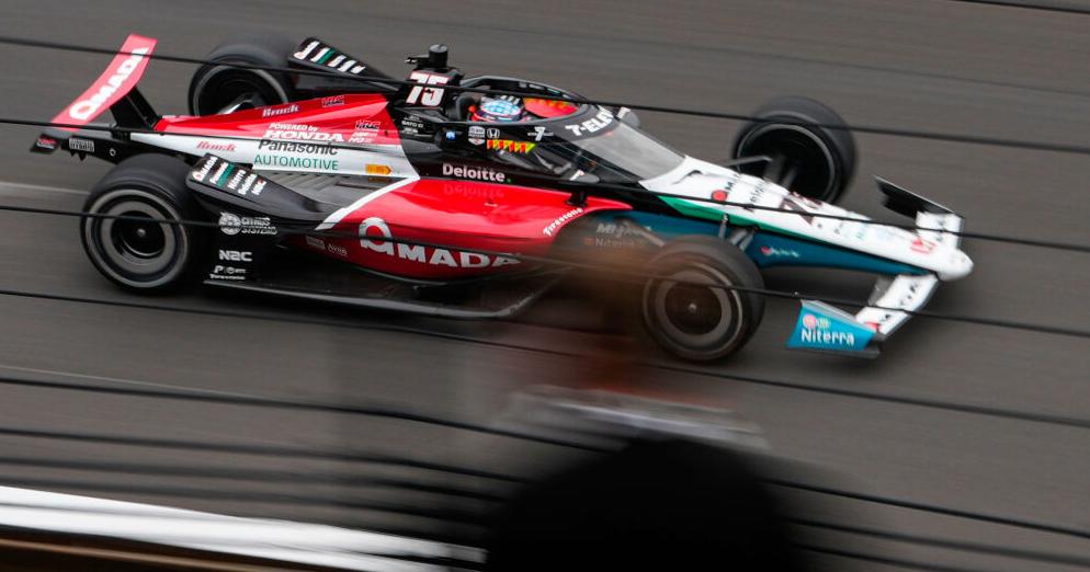 Sato avoids collision with fox and posts 4th-fastest lap during Indy 500 testing