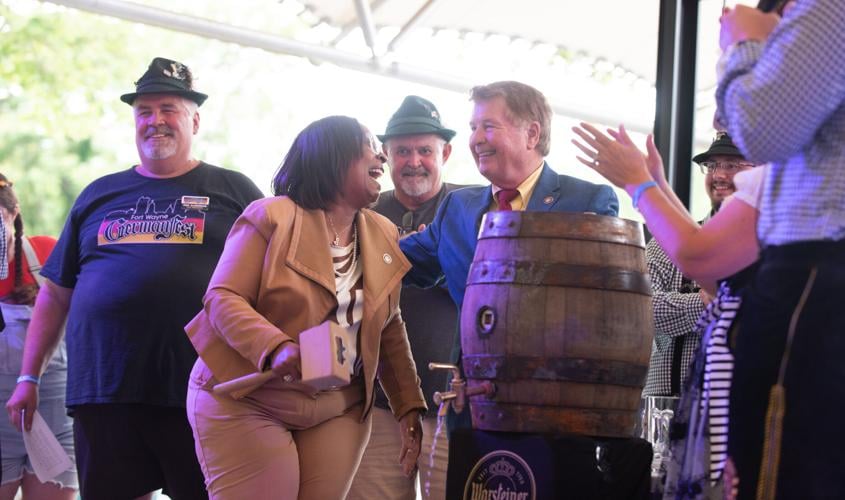 Fort Wayne officials toast opening of GermanFest Local