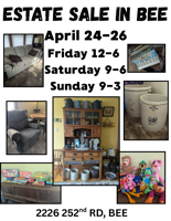 Estate Sale in BEe
