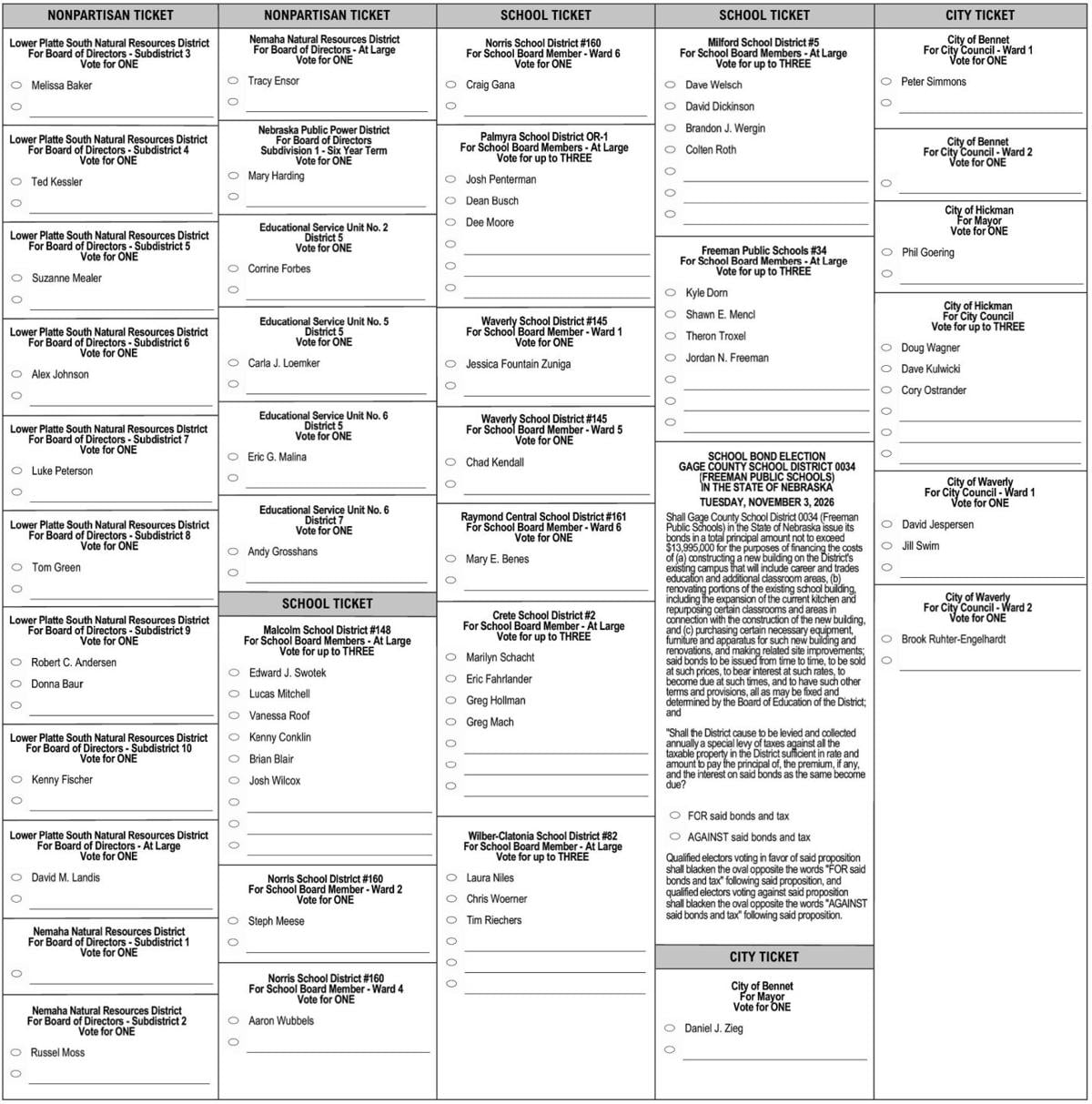 LANCASTER COUNTY ELECTION COMM - Ad from 2026-10-21
