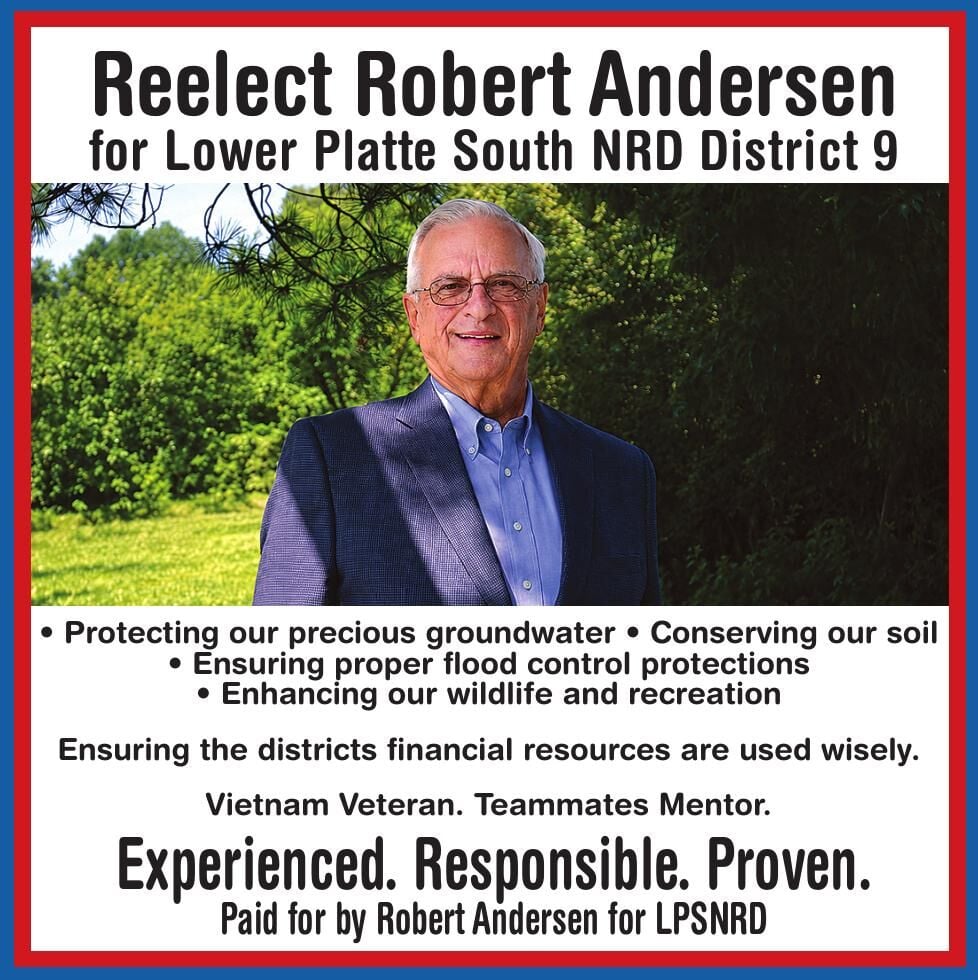 ROBERT ANDERSEN FOR LPSNRD - Ad from 2026-10-25