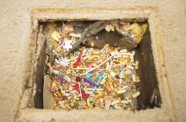 Trashed rental property
