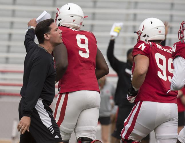 NU football practice, 8.9.2017