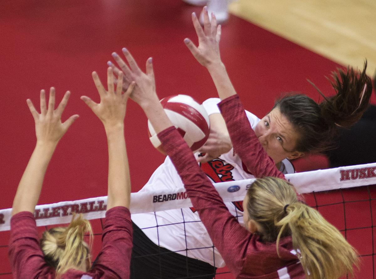 Nebraska vs. Indiana volleyball, 10/10