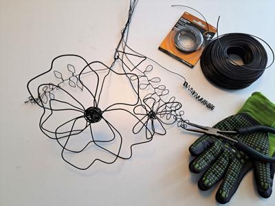 Wire flower workshop