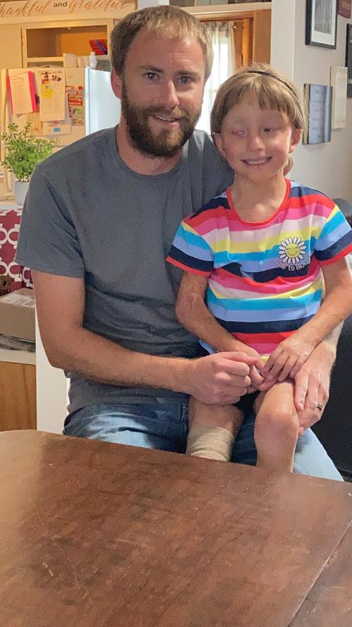 Sean Jauken and daughter Aliyah Jauken