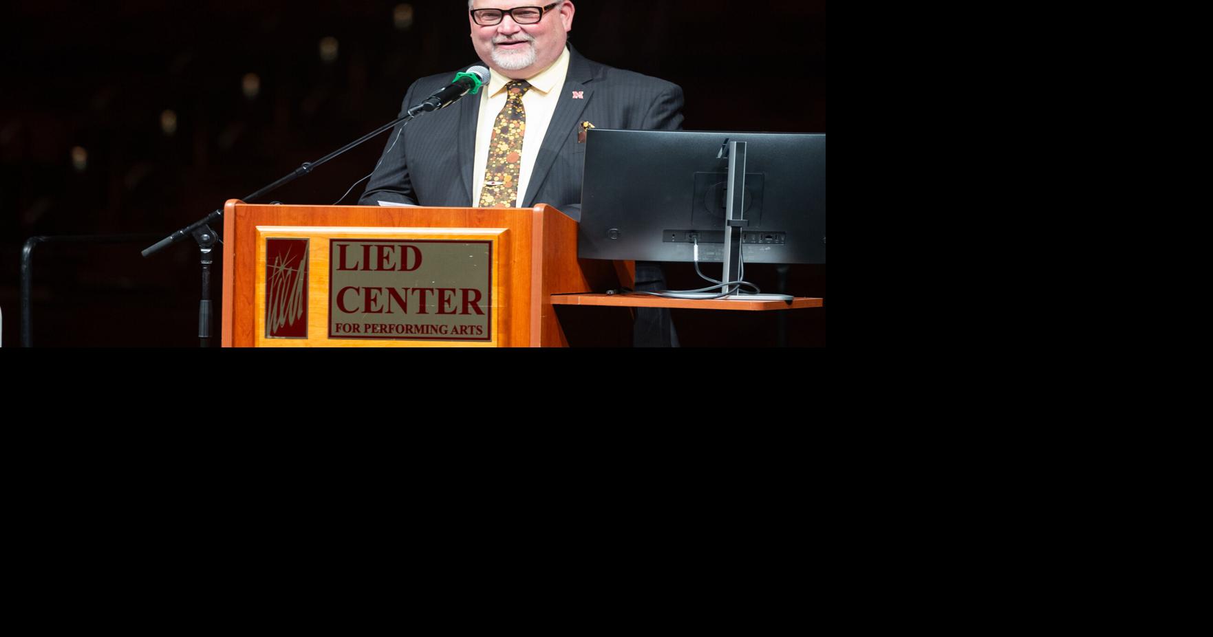 Lied Center for Performing Arts topping off ceremony, 9.8