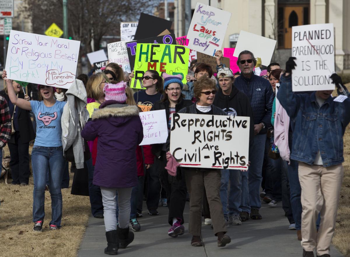 Protesters show support for abortion rights | Local &hellip;