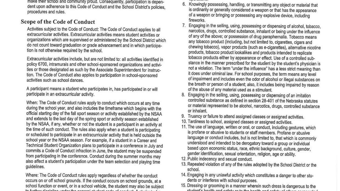 PDF Read the LPS Code of Conduct journalstar com PDF Read the LPS Code of Conduct journalstar com