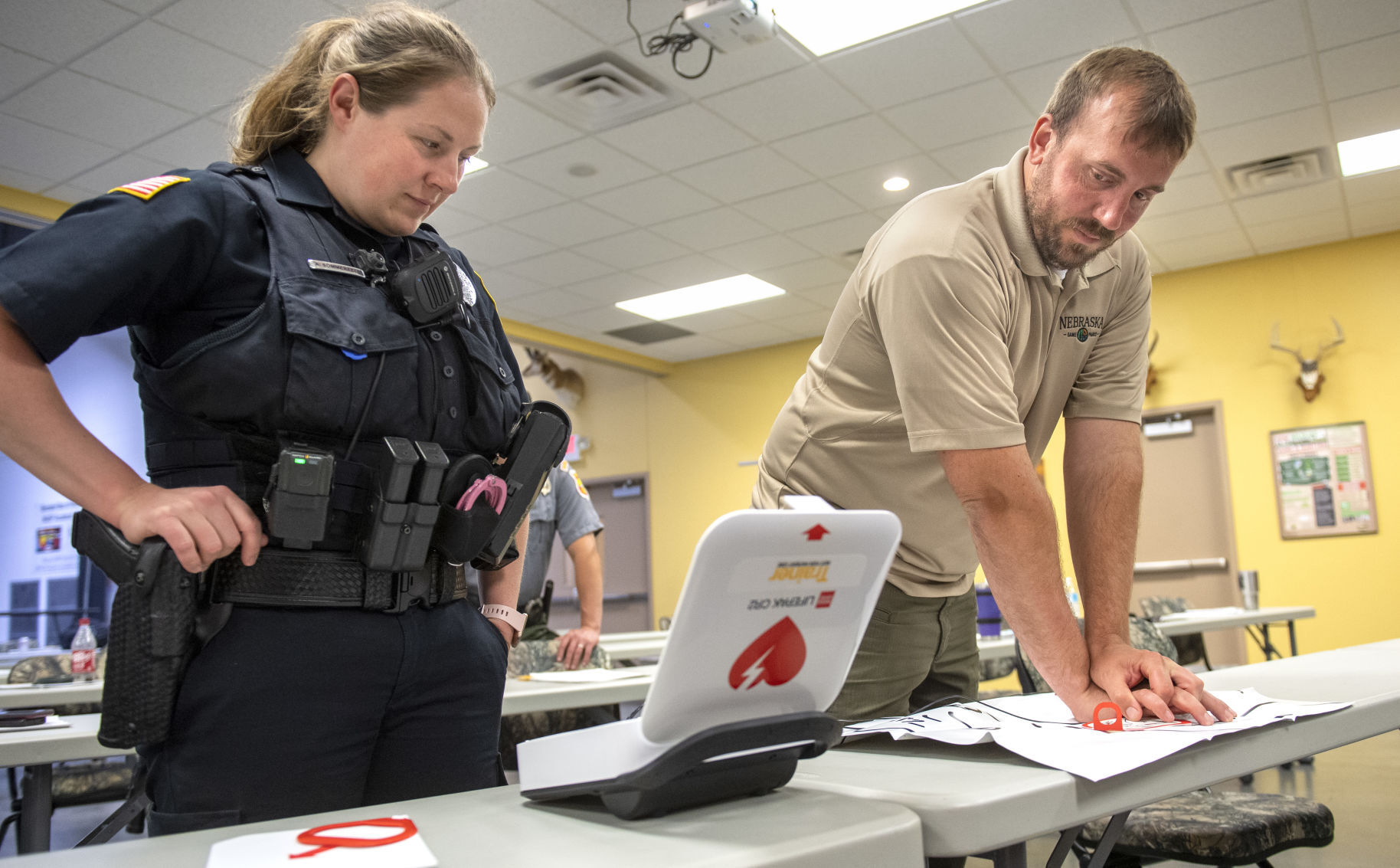 6.4 million grant to provide 2 500 defibrillators across Nebraska