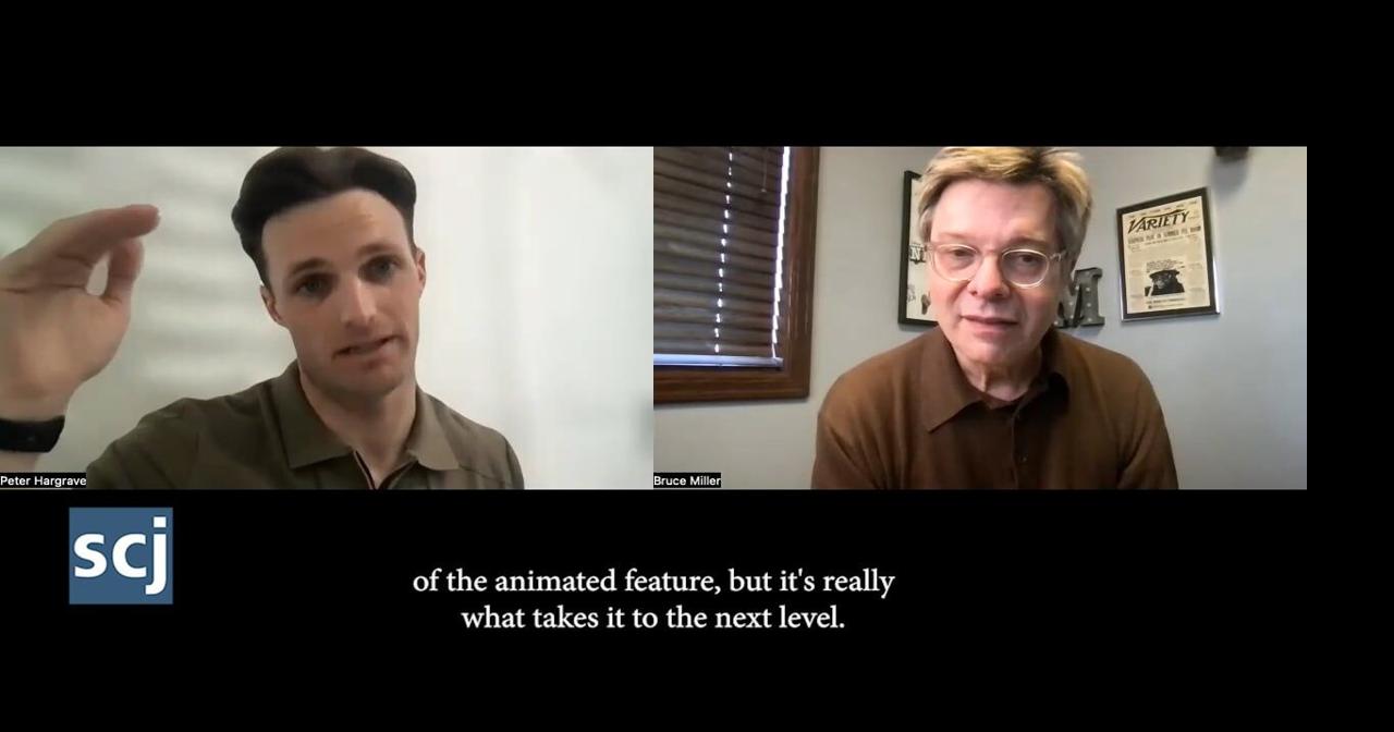 Bruce Miller speaks with "The Lion King" star Peter Hargrave