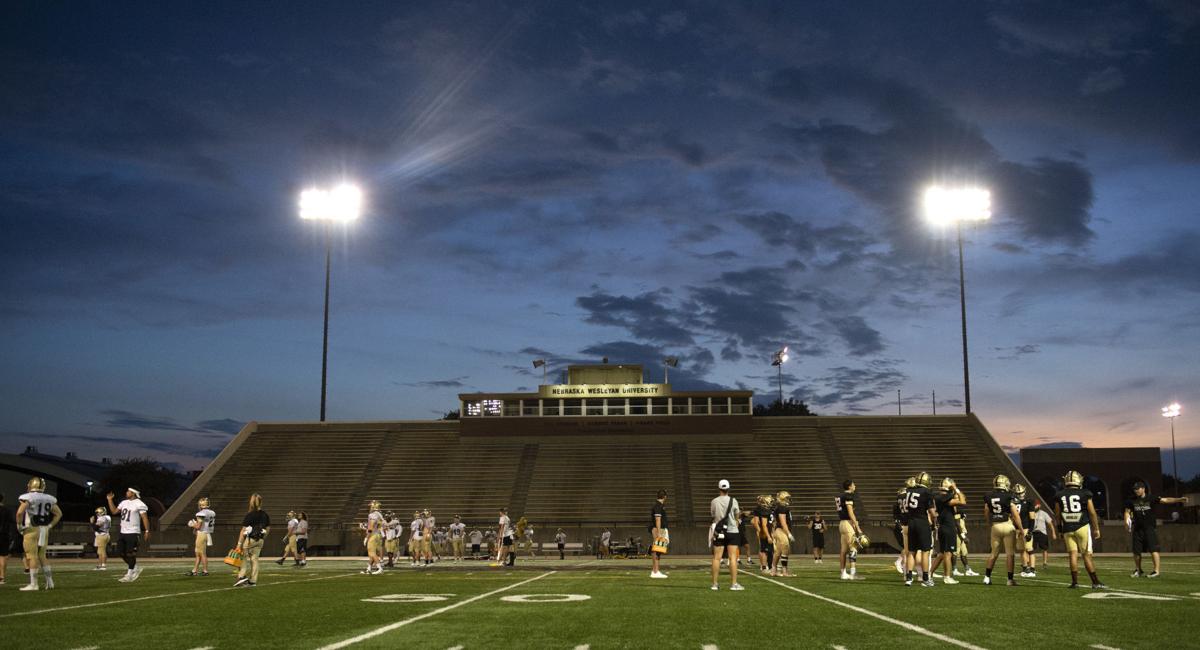 Nebraska Wesleyan's Football Practice, 8.22